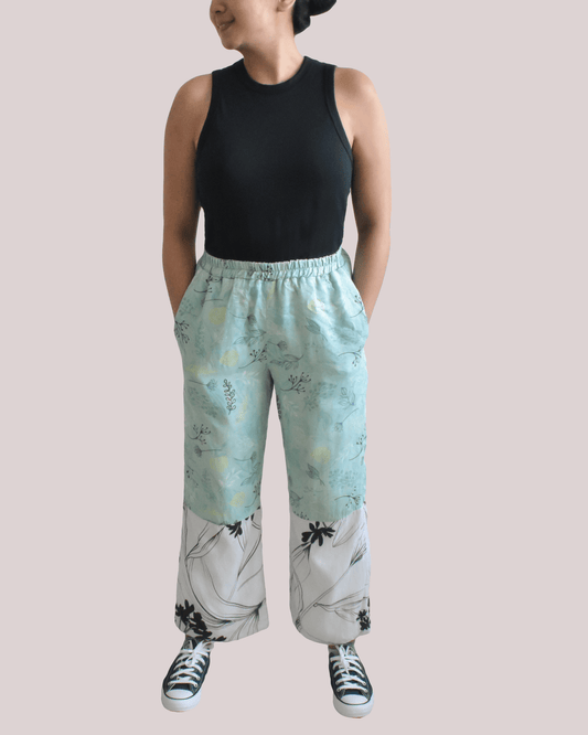 Two-side Couture Kimono Pants - Anyatwo