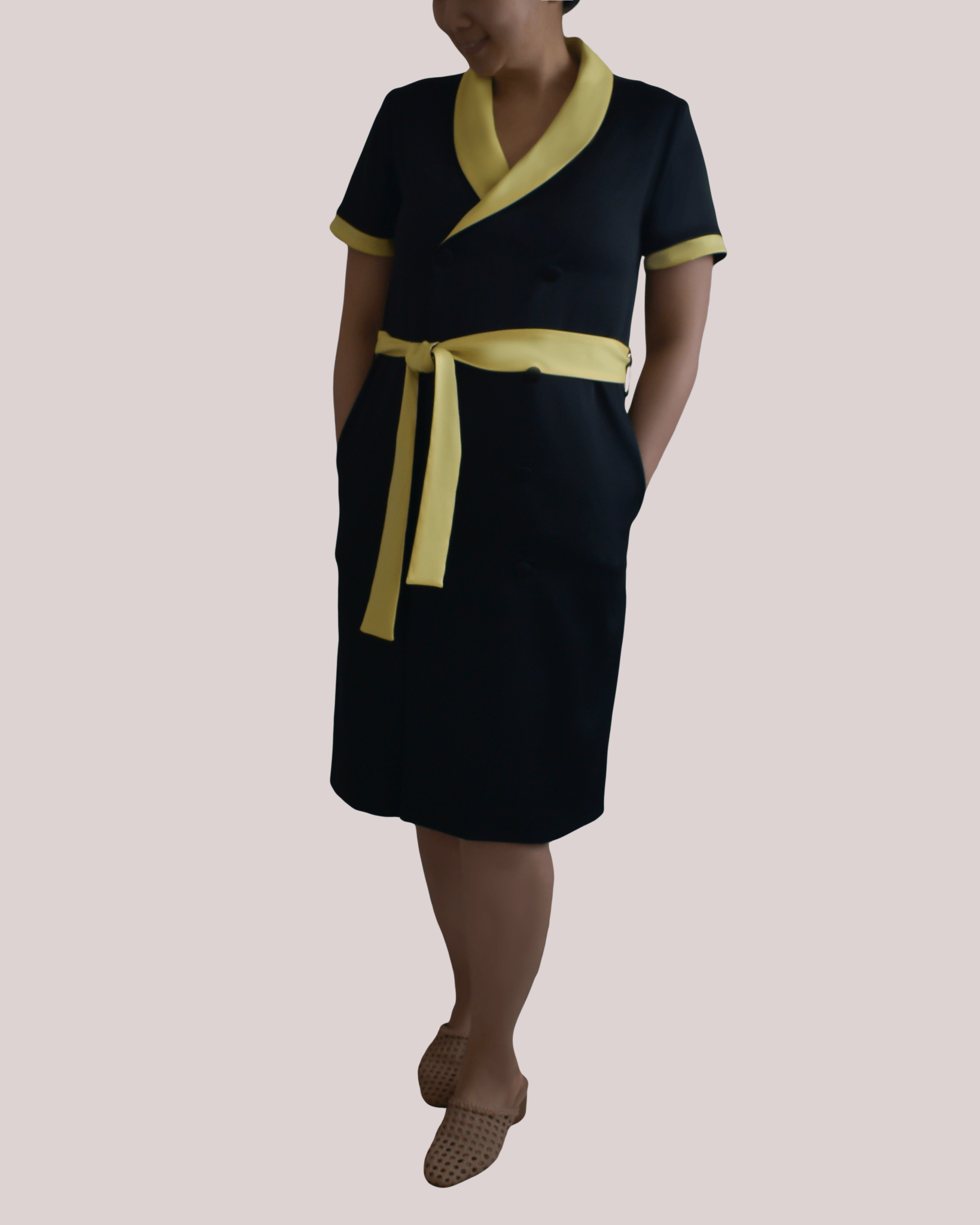 Two-Side Couture Robe Dress - Anyatwo