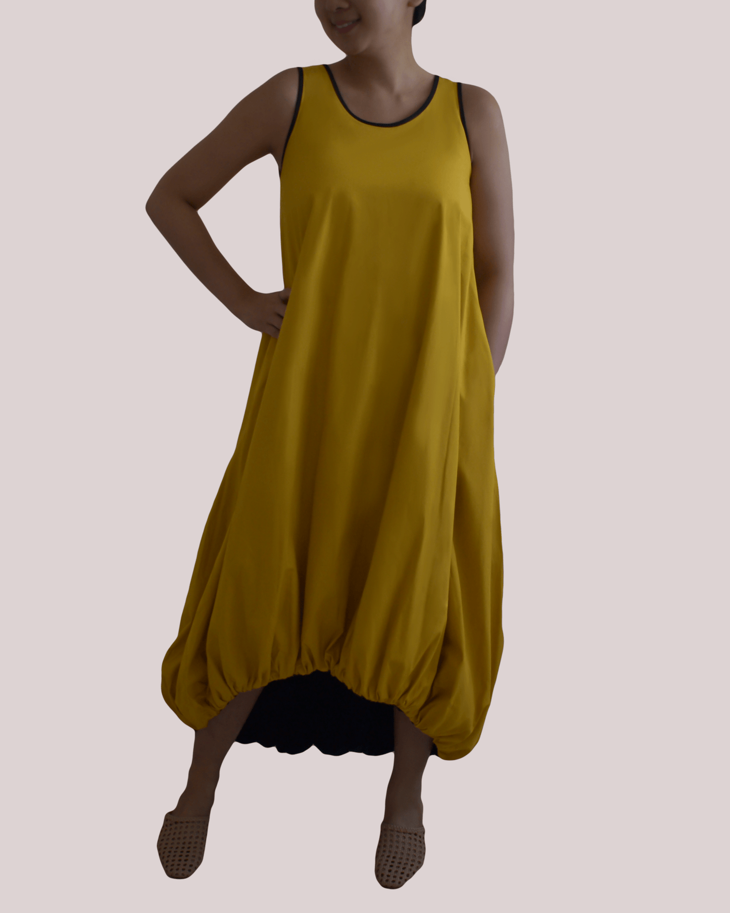 Two-Side Couture Sleeveless reversible dress - Anyatwo