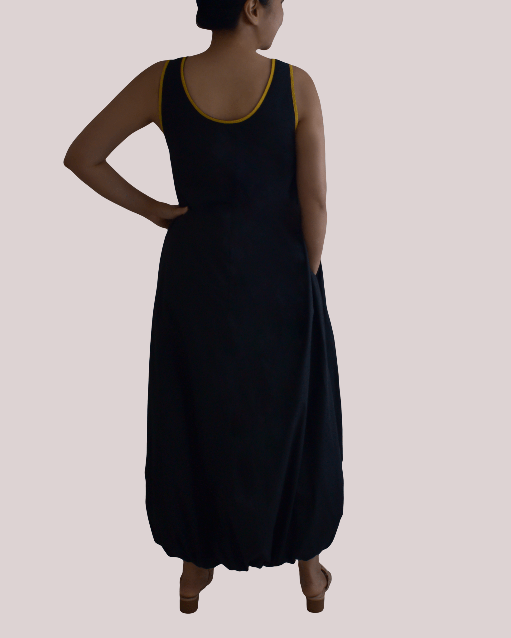 Two-Side Couture Sleeveless reversible dress - Anyatwo